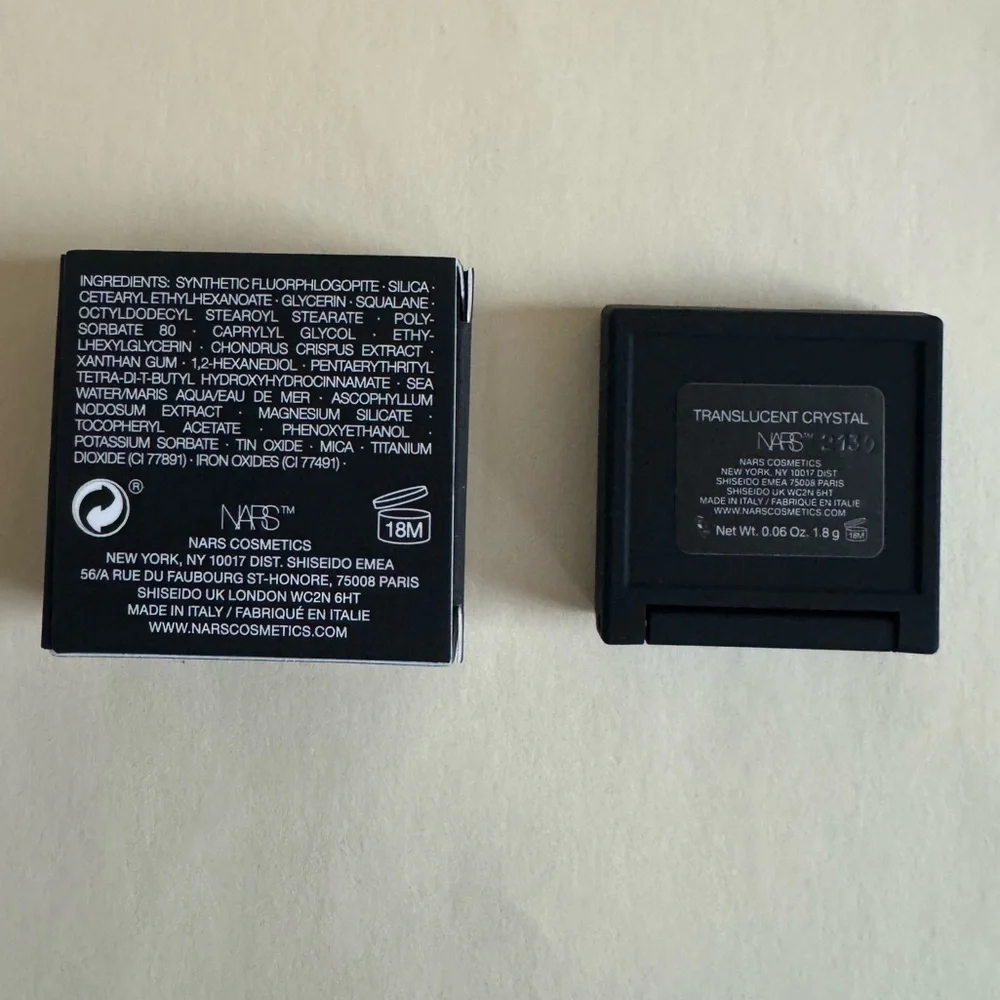 NARS Light Reflecting Pressed Setting Powder Mini Travel 0.04oz NIB Crystal